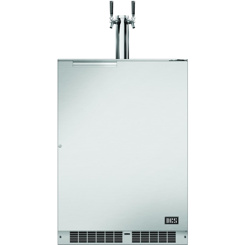 DCS Outdoor Freestanding or Built-in 24 inch 5.7 cu.ft. Double Tap Beer Dispenser