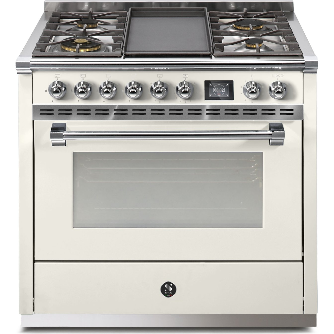 Steel Cucine 36 inch Single Oven Gas Range