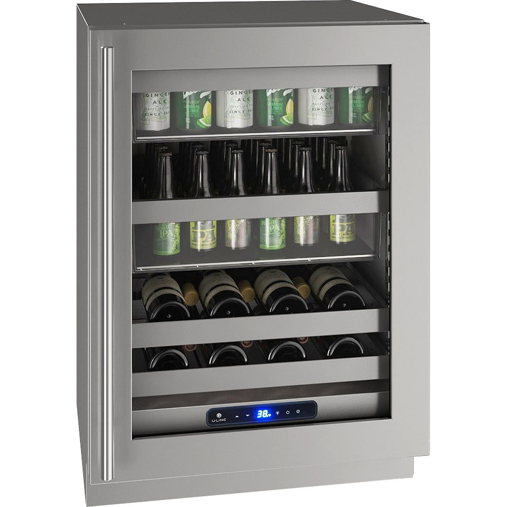 U-Line Freestanding or Built-in 24 inch 5.2 cu.ft. Beverage Centre