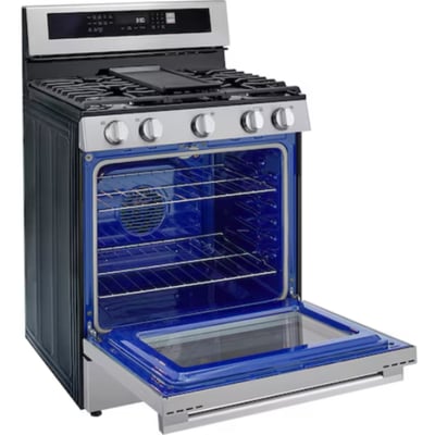 LG 30 inch Single Oven Gas Range