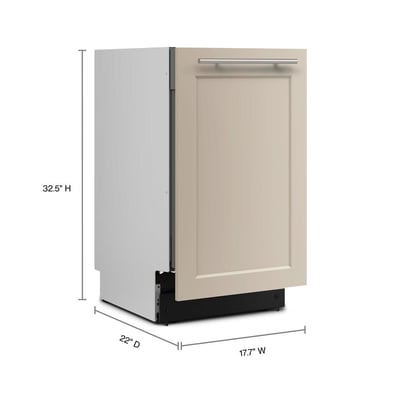 Whirlpool 18 inch 50 dBA Dishwasher with Hidden Controls