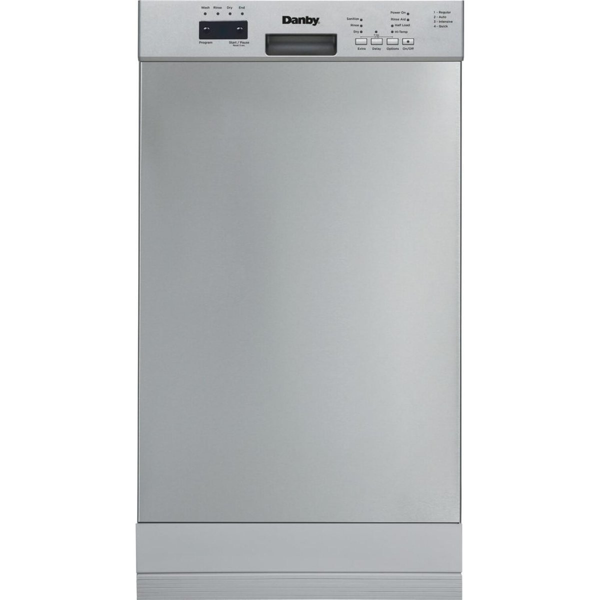 Danby 18" Wide Built-in Dishwasher in Stainless Steel