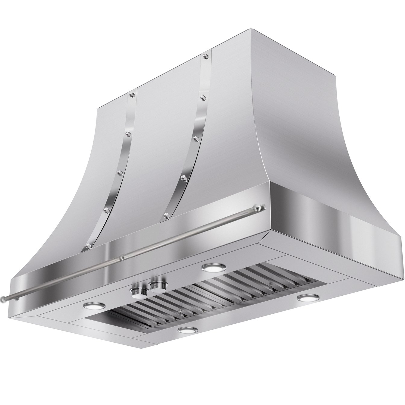 Aura 36 inch 1200 CFM Wall-Mount Chimney Hoodfan