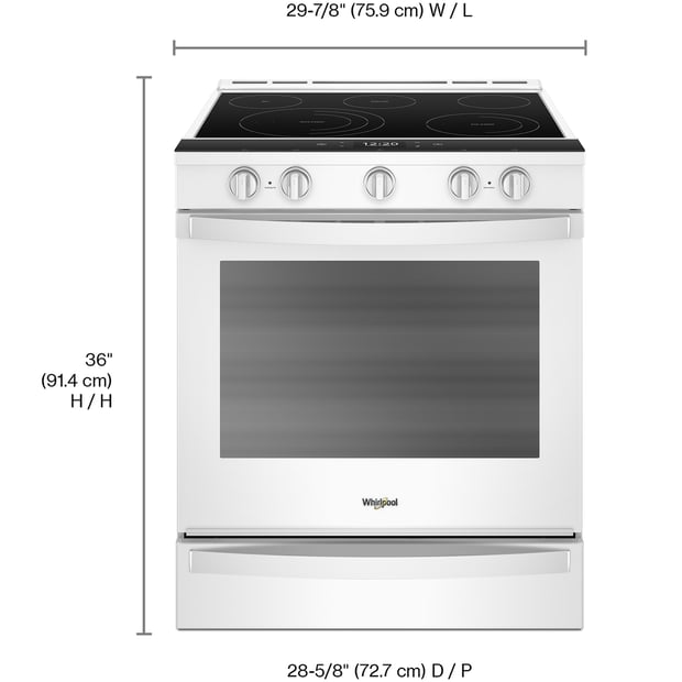 Whirlpool 30 inch Single Oven Electric Range
