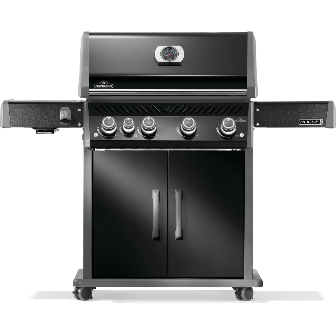 Napoleon Rogue PRO 525 Freestanding 5 Burner Liquid Propane BBQ Grill with Infrared Side Burner