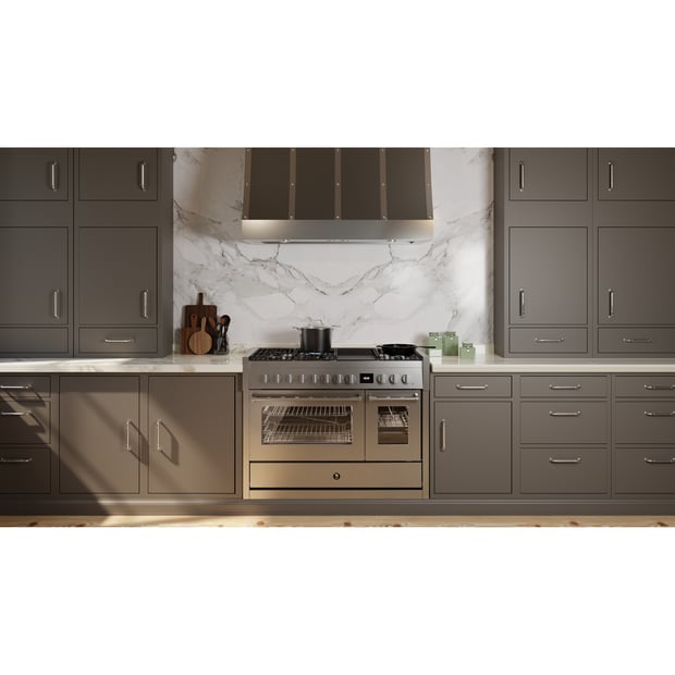 Steel Cucine 48 inch Double Oven Electric Range 