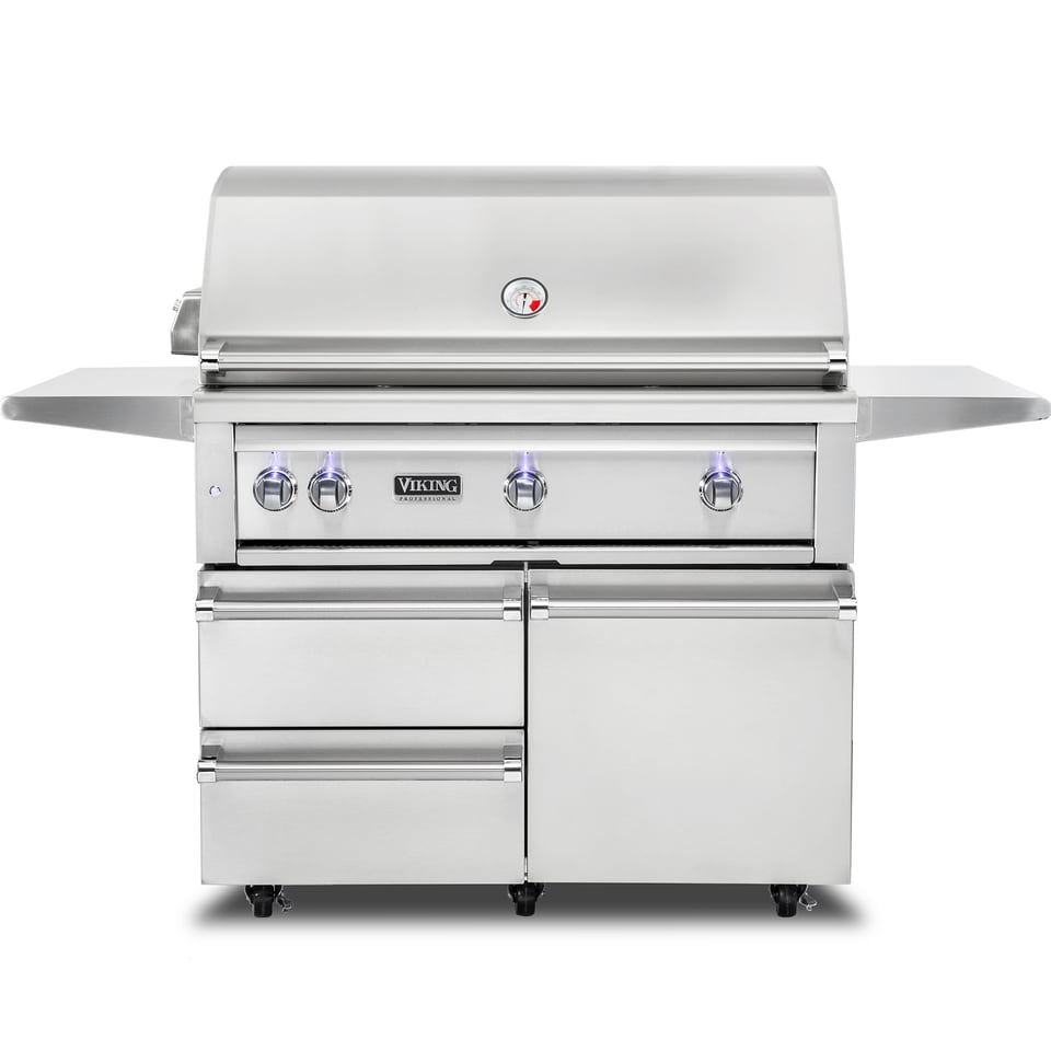 Viking Professional Built-in 4 Burner Natural Gas BBQ Grill