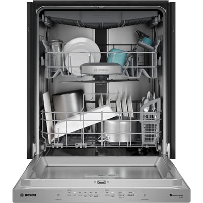Bosch 800 6 Cycle Dishwasher with Hidden Controls