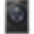 LG Black Steel Stackable Steam 5.2 cu.ft. Front Load Washer and 7.4 cu.ft. Steam Vented Dryer