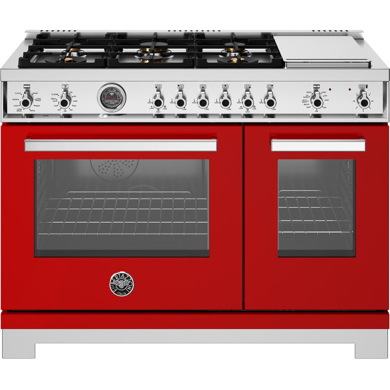 Bertazzoni 48 inch Double Oven Dual Fuel Range
