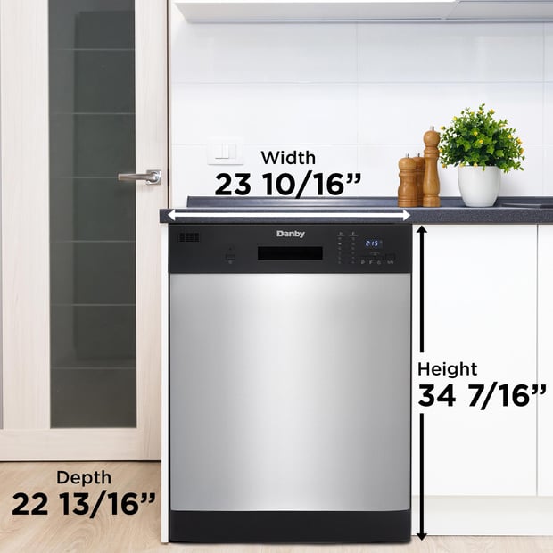 Danby 6 Cycle Dishwasher with Front Controls