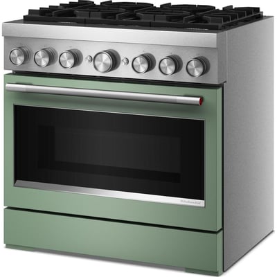 KitchenAid 36 inch Single Oven Dual Fuel Range