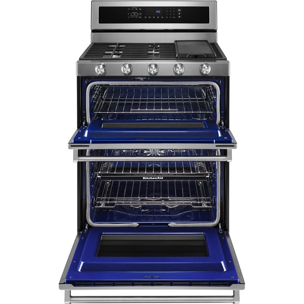KitchenAid 30 inch Double Oven Dual Fuel Range