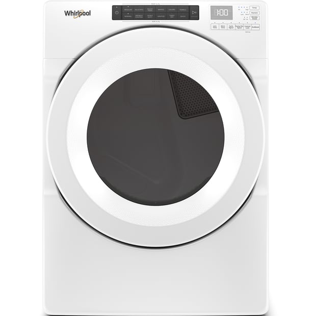 Whirlpool White Stackable 5.0 cu.ft Front Load Washer and 7.4 cu.ft. Vented Dryer