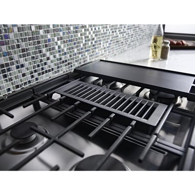 KitchenAid 30 inch Downdraft Single Oven Dual Fuel Range