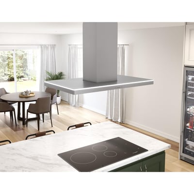Zephyr 42 inch 600 CFM Island Ventilation Hoodfan