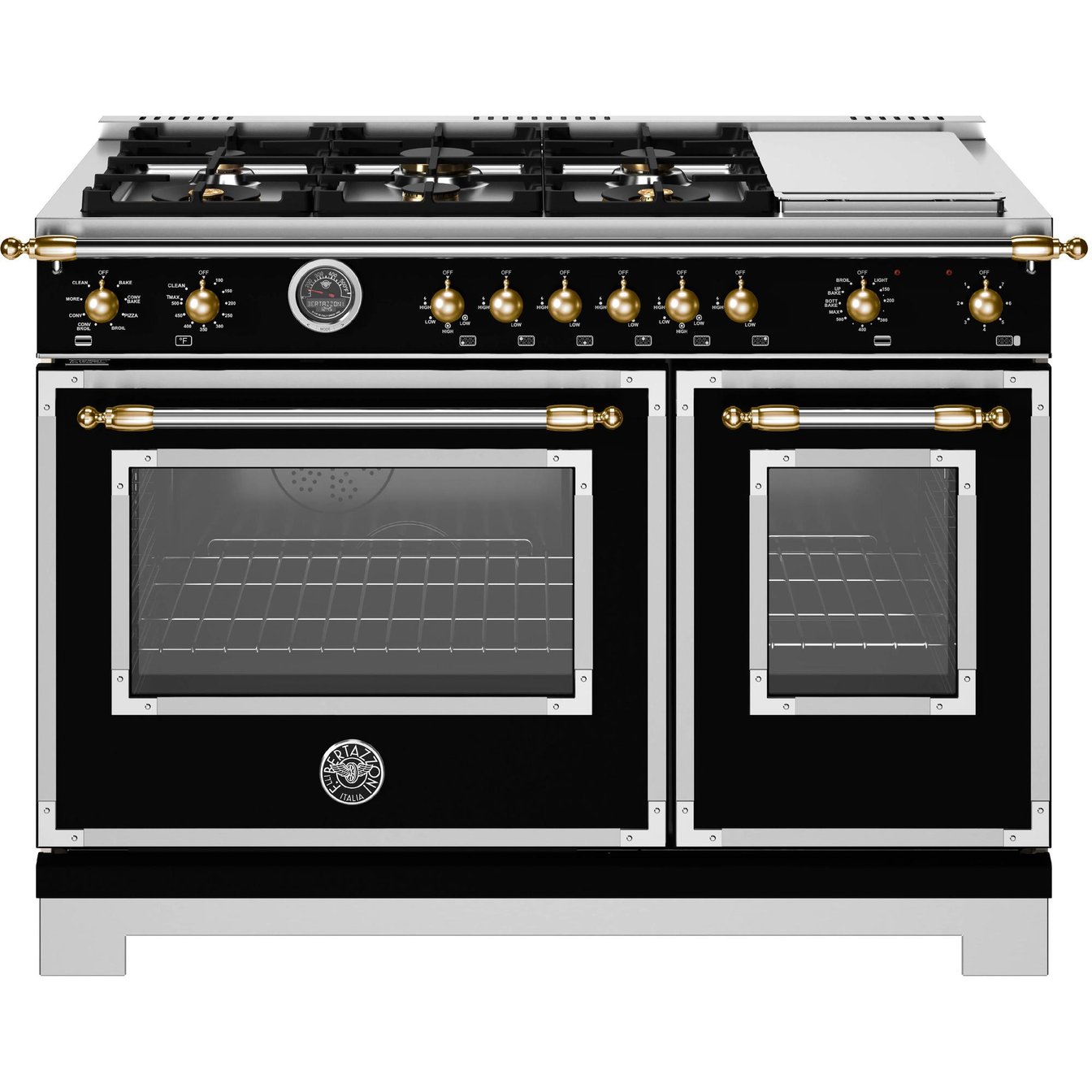 Bertazzoni 48 inch Double Oven Dual Fuel Range