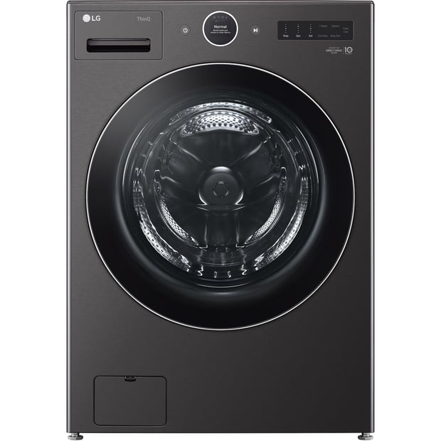 LG 5.8 cu.ft. Front Load Steam Washer and 7.4 cu.ft. Stackable Steam Vented Dryer