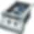 Napoleon 500 Series Built-in Natural Gas Inline Dual Range Top Burner with Stainless Steel Cover