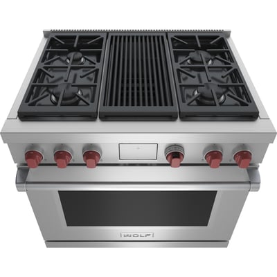 Wolf 36 inch Single Oven Dual Fuel Range