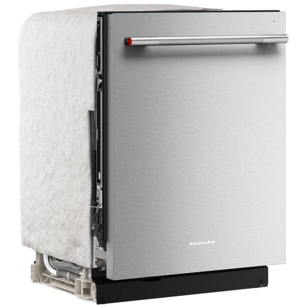 KitchenAid 5 Cycle Dishwasher with Hidden Controls