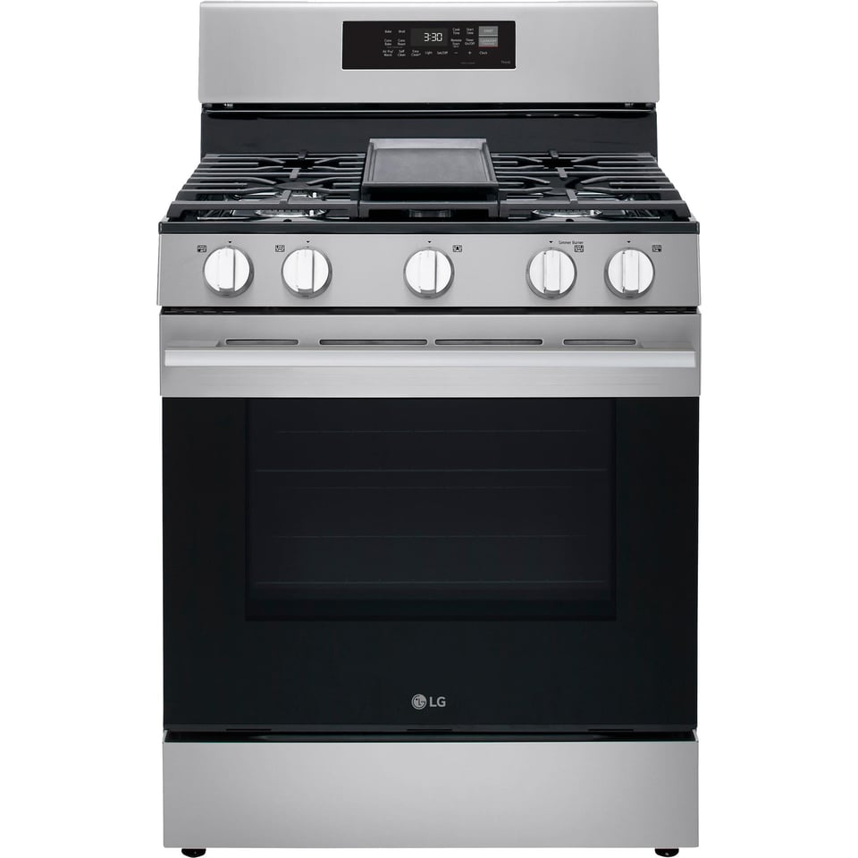 LG 30 inch Single Oven Gas Range