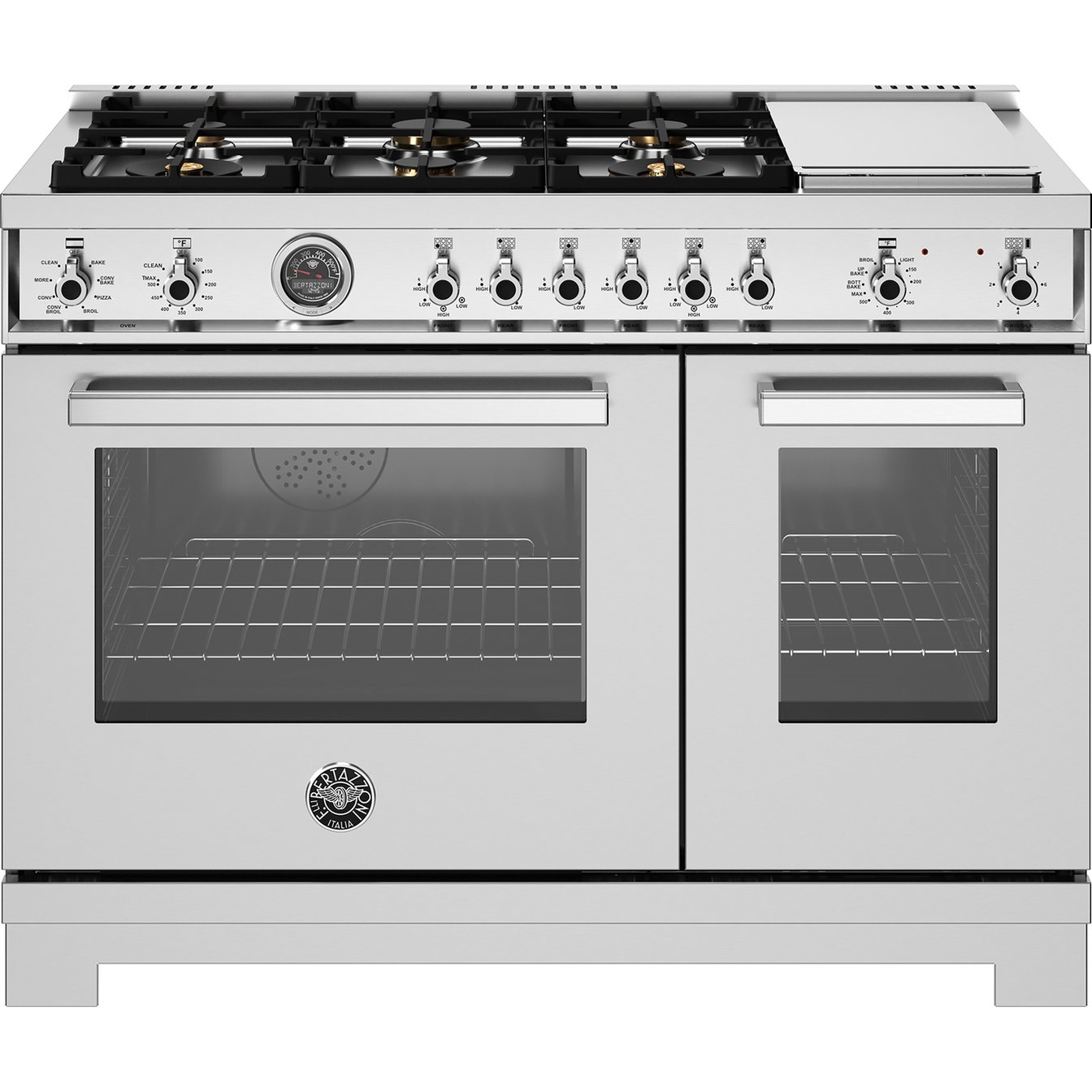 Bertazzoni 48 inch Double Oven Dual Fuel Range