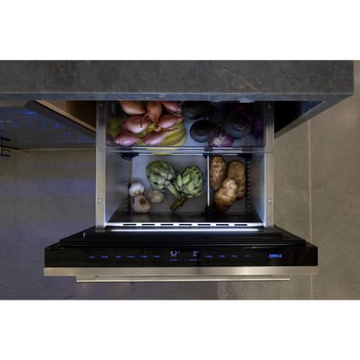 Zephyr Built-in 24 inch Refrigerator Freezer Drawers