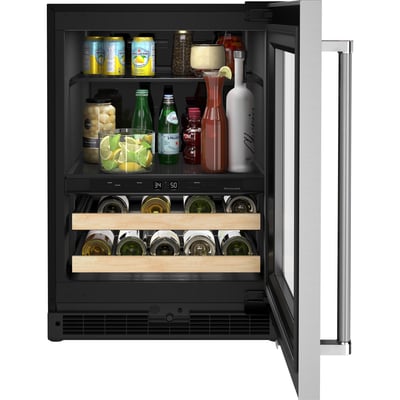 KitchenAid Freestanding or Built-in 24 inch 4.89 cu.ft Beverage Centre