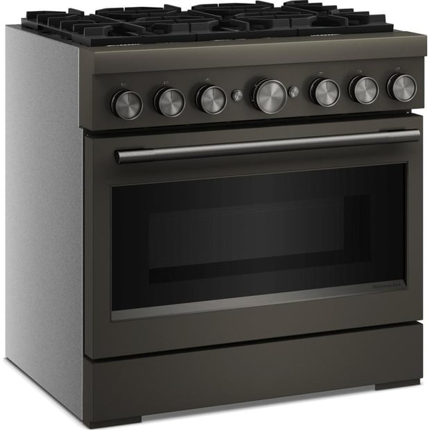 KitchenAid 36 inch Single Oven Dual Fuel Range