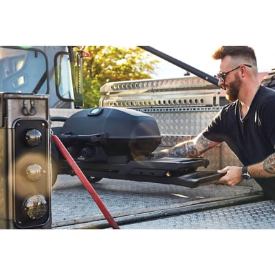Napoleon Phantom TravelQ PRO285X Freestanding 2 Burner Liquid Propane BBQ Grill with Scissor Cart