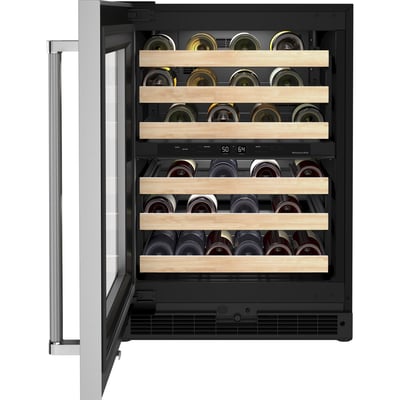 KitchenAid Freestanding or Built-in 24 inch 4.97 cu.ft Wine Cooler