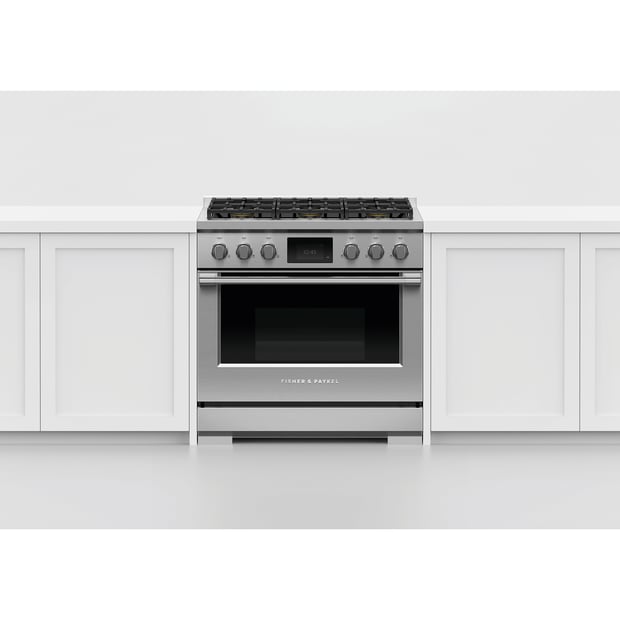 Fisher & Paykel Professional 36 inch Single Oven Dual Fuel Range