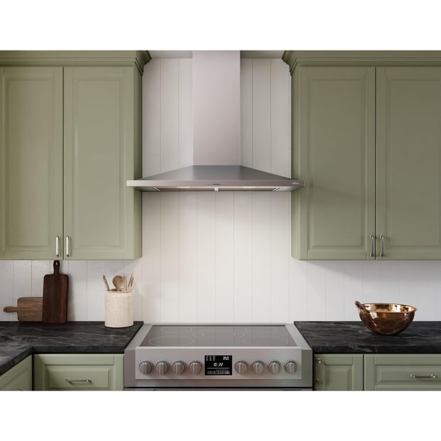 Zephyr 30 inch 600 CFM Wall-Mount Chimney Ventilation Hoodfan