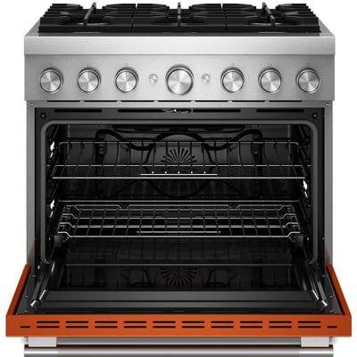KitchenAid 36 inch Single Oven Dual Fuel Range