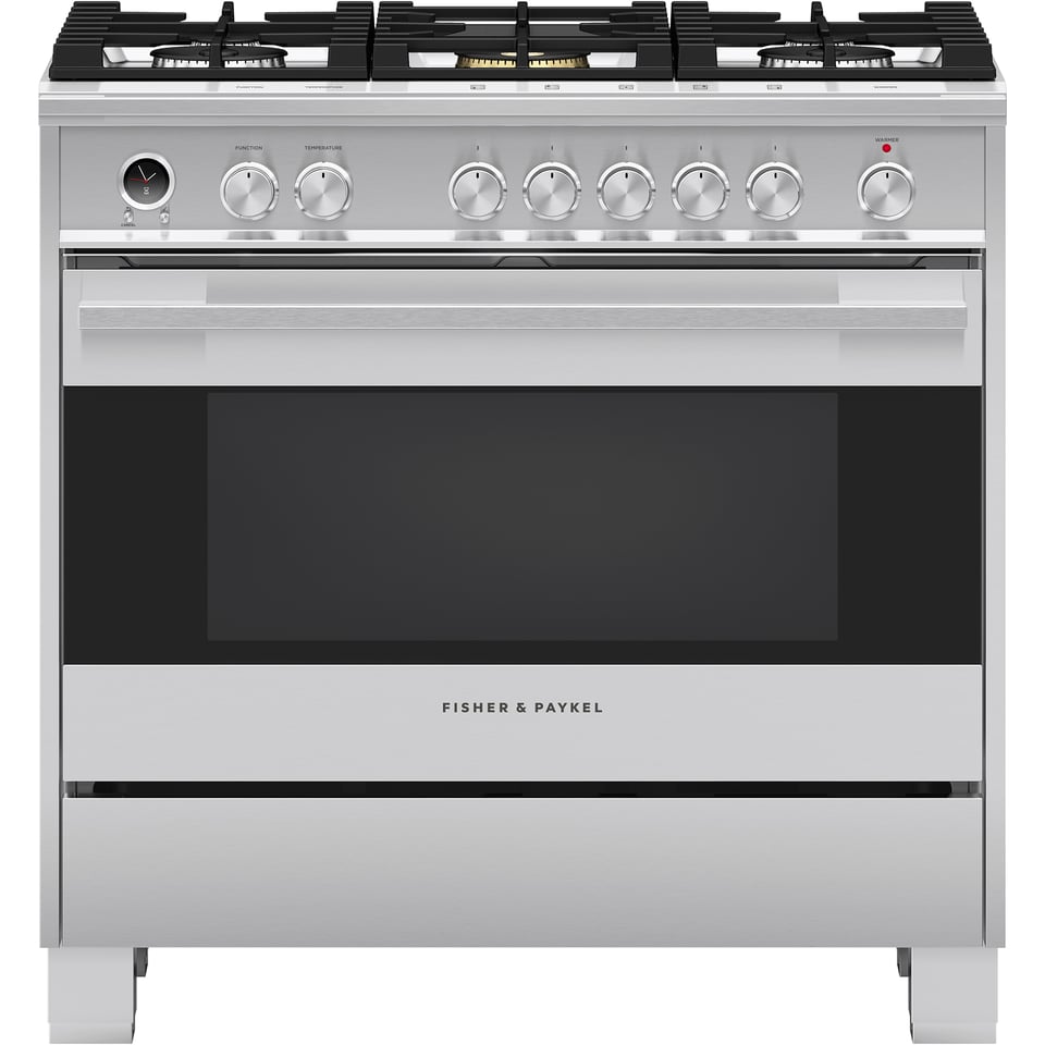 Fisher & Paykel 36 inch Single Oven Dual Fuel Range