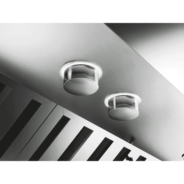 Aura 36 inch 1200 CFM Wall-Mount Chimney Hoodfan