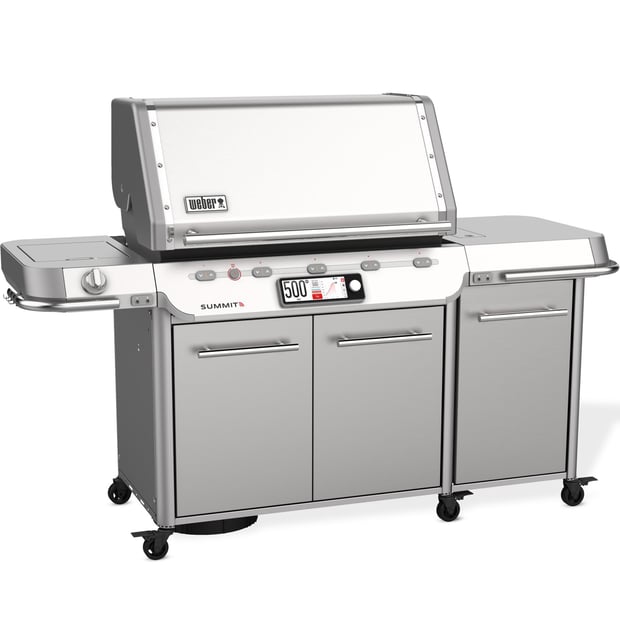 Weber Summit Smart FS38X E and FS38X S Freestanding 5 Burner Liquid Propane BBQ Grill