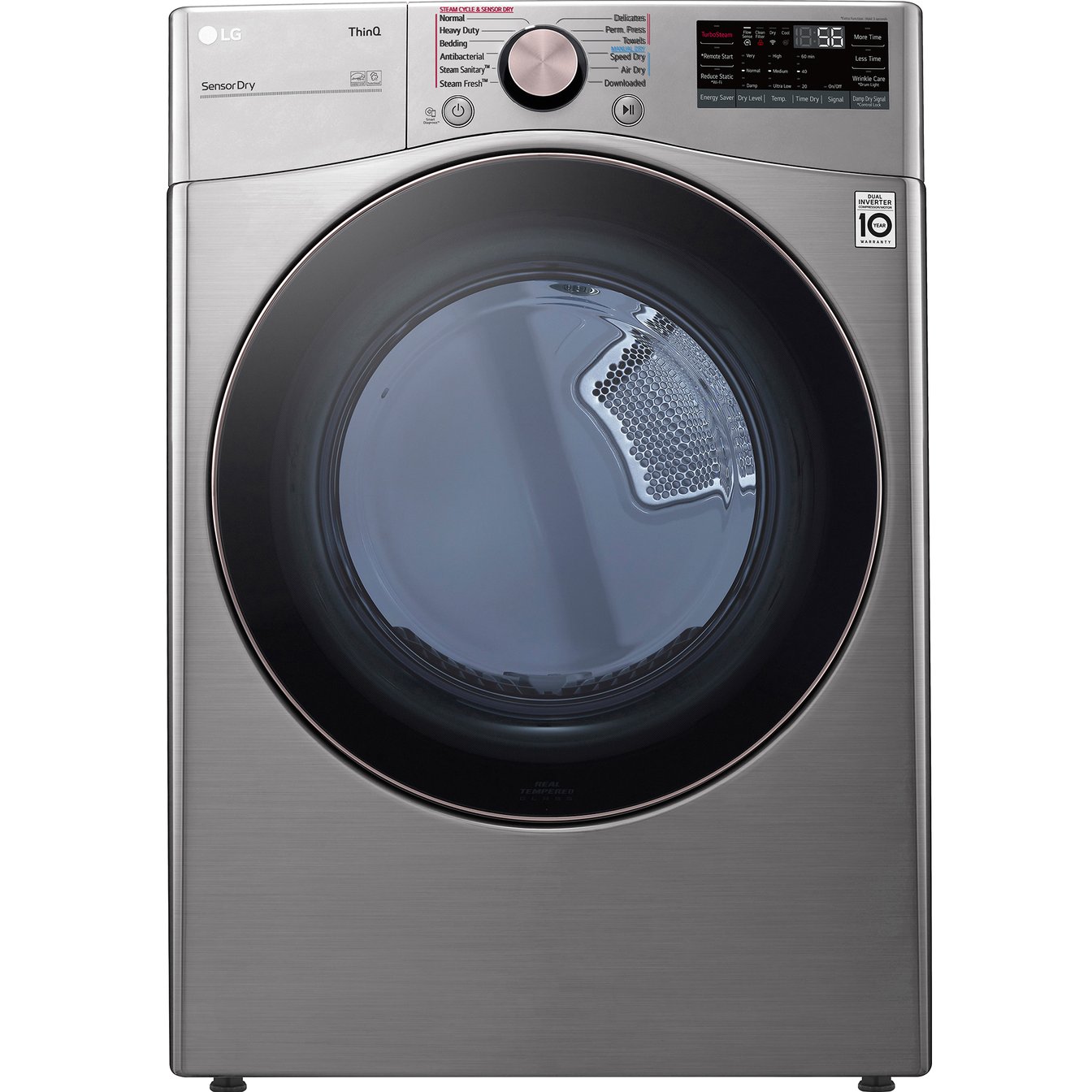LG 7.4 cu.ft. Stackable Steam Vented Dryer