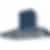 La Cornue 43 inch 600 CFM Chimney Hoodfan with Satin Chrome Detail