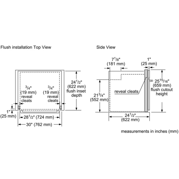 Thermador 30 inch Single Wall Oven with Convection