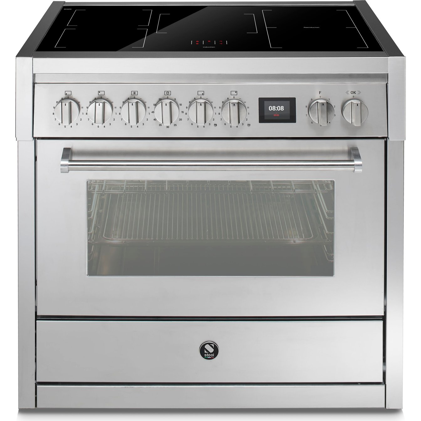 Steel Cucine 36 inch Single Oven Induction Range 