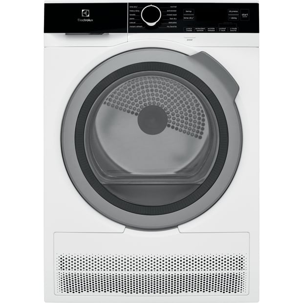 Electrolux White 2.4 cu.ft. Stackable Front Load Steam Washer and 4.0 cu.ft. Stackable Condensation Dryer