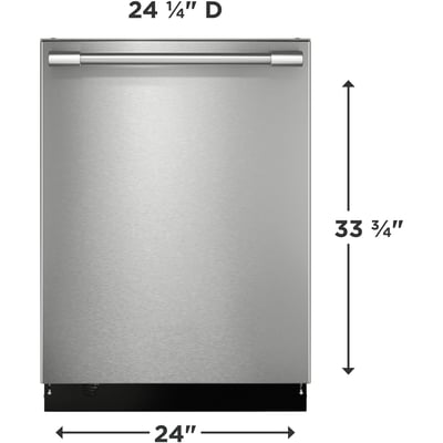 Frigidaire Professional 24 inch 45 dB Dishwasher with Hidden Controls and Third Rack