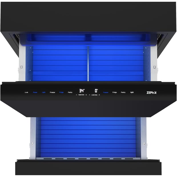Zephyr Built-in 24 inch Refrigerator Freezer Drawers
