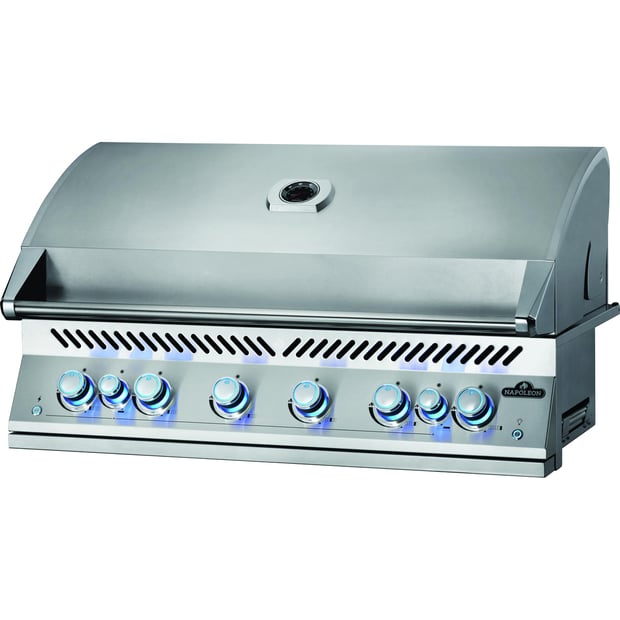 Napoleon 700 Series Built-in 8 Burner Liquid Propane BBQ Grill with Dual infrared Rear Burner