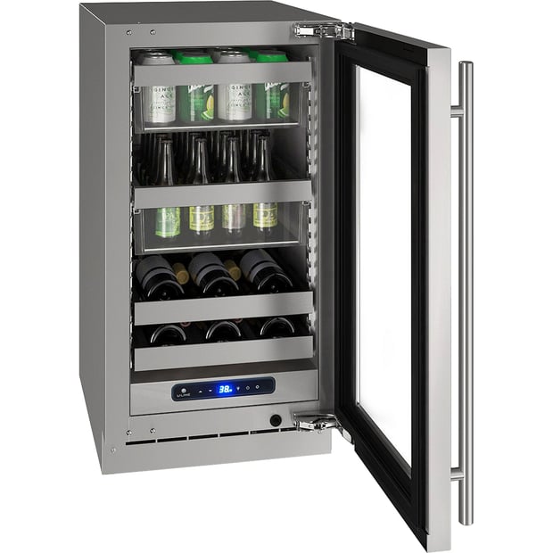 U-Line Freestanding or Built-in 18 inch 3.7 cu.ft. Beverage Centre