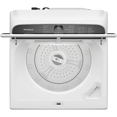 Whirlpool White 6.1 cu.ft. Top Load Washer and 7.0 cu.ft. Vented Dryer Top Load Electric Dryer with Moisture Sensor