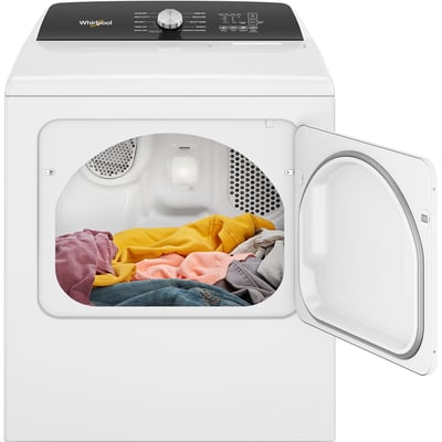 Whirlpool White 5.2 cu.ft. Top Load Washer and 7.0 cu.ft. Vented Dryer