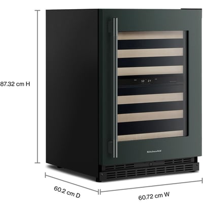 KitchenAid Built-in 24 inch 4.97 cu.ft Wine Cooler